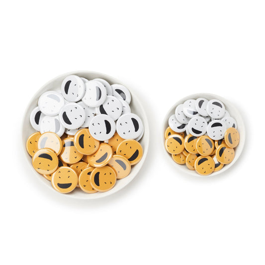 缶バッジ ニコニコ