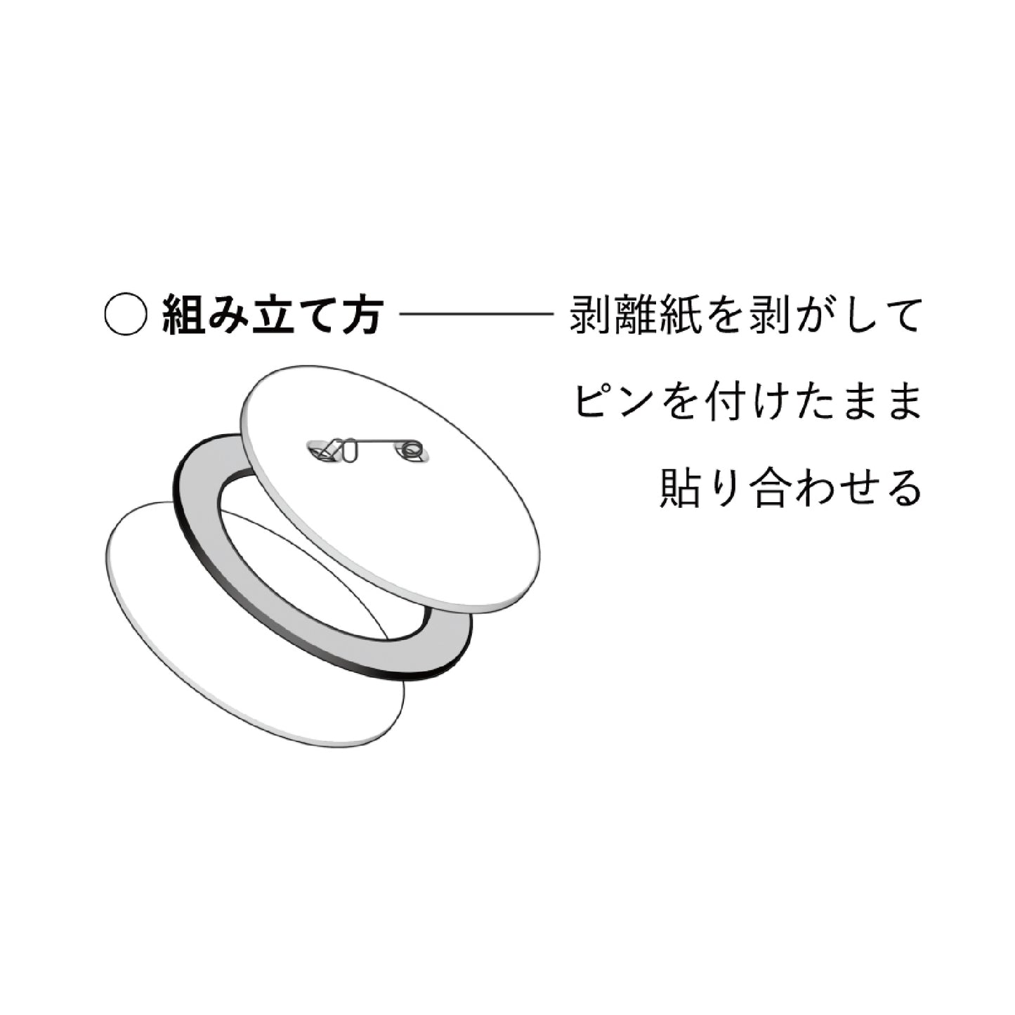 Paper badge kit