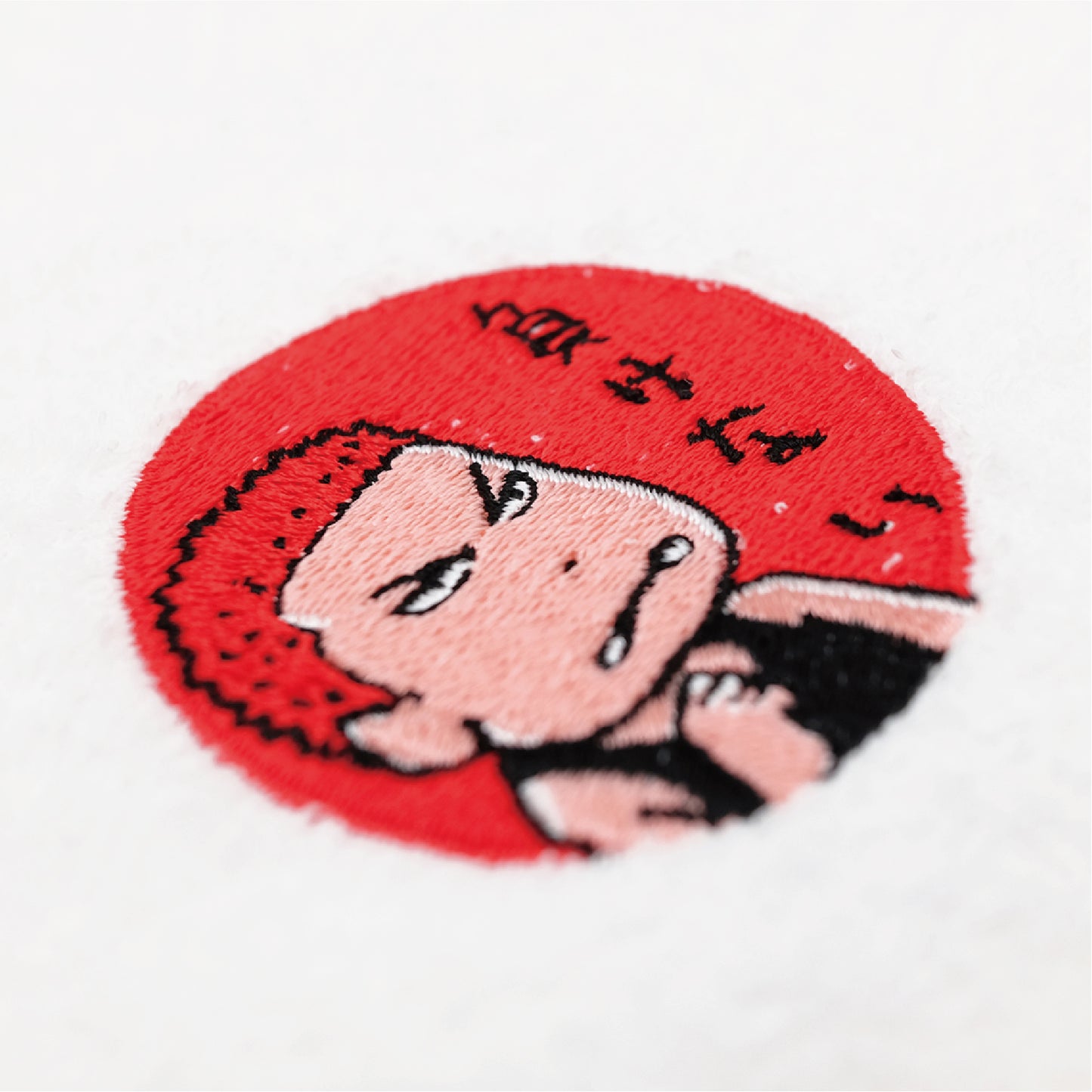 花道刺繍タオル
