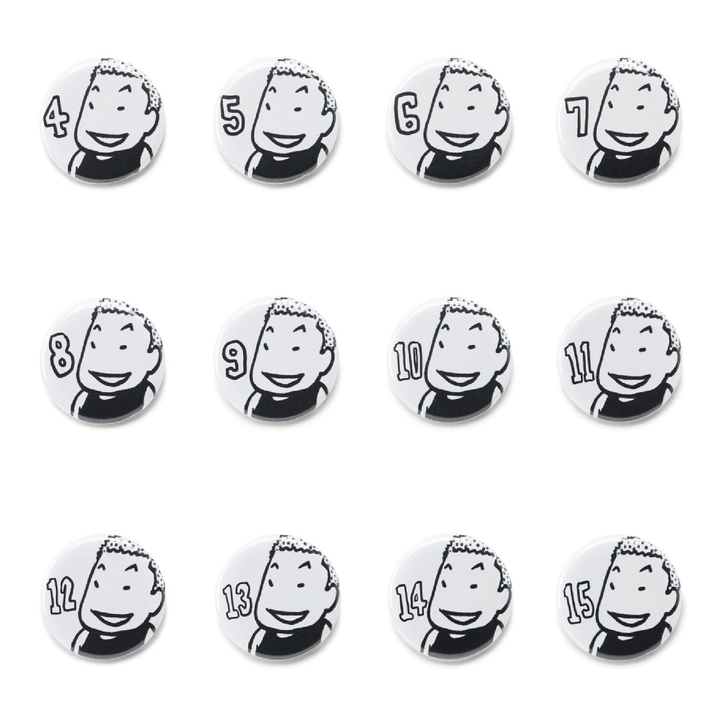 缶バッジ ゼッケン