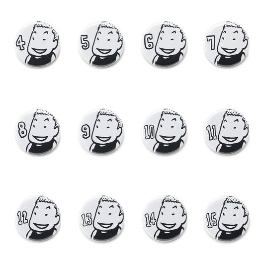 缶バッジ ゼッケン